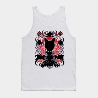 beautifule design of chinese cat lady Tank Top